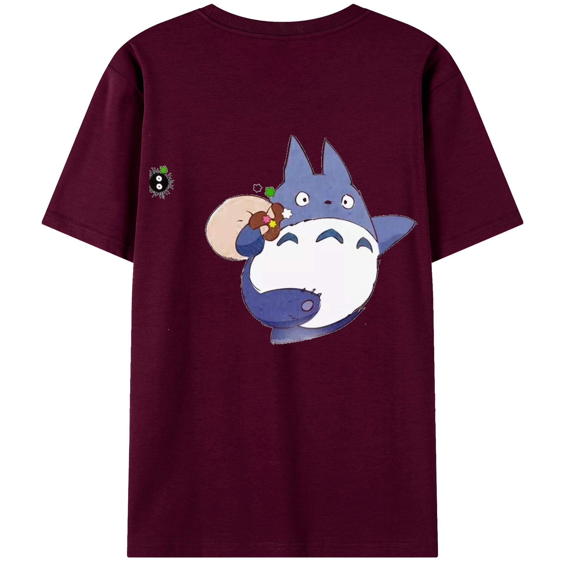 （画像用） となりのトトロ 草壁メイ 草壁サツキ My Neighbor Totoro Satsuki Kusakabe Mei Kusakabe レディース半袖Tシャツ(バックプリント)